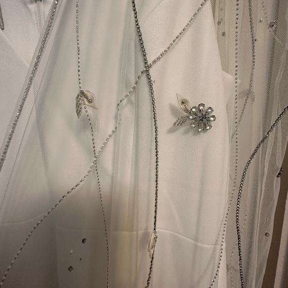 BHDLN Bejeweled Bridal Cape - Worn once! - Picture 10 of 11